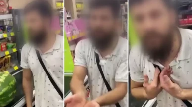 Çocuklu kadını markette taciz eden sapık gözaltına alındı