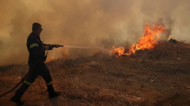 Batı Trakya'da Gümülcine yakınlarında orman yangını!