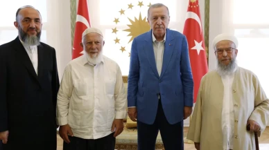 İsmailağa Cemaati'nin Yeni şeyhi Fikri Efendi, Cumhurbaşkanı Erdoğan ile bir araya geldi!