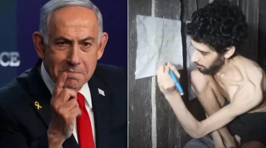Dünya İsrailli esirin videosunu konuşuyor! Netanyahu zorda, halk sokağa döküldü