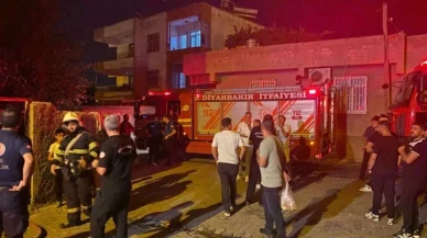 Diyarbakır’da 3 katlı apartmanda yangını: 4 yaralı