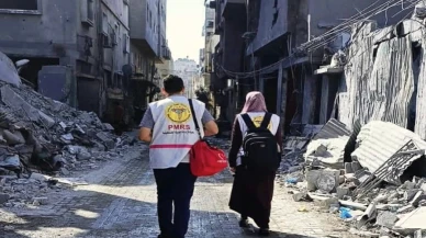 Gazze’de bir ilk yardım merkezi daha İsrail saldırısında yok edildi