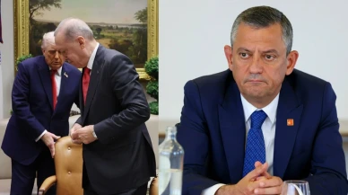 Trump Erdoğan'ın koltuğunu çekmişti! O kareyi gören Özgür Özel hazmedemedi