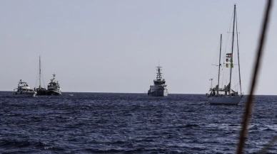 Küresel Sumud Filosu'na İsrail savaş uçaklarından ikinci taciz