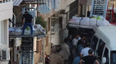 Aydın’da 310 kiloluk kişinin cenazesi eşya asansörüyle evden çıkarıldı