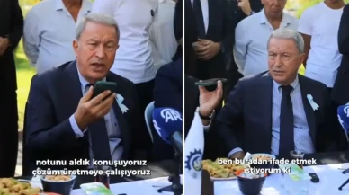 Hulusi Akar, vatandaşın şikayeti üzerine Bakan Yerlikaya'yı aradı