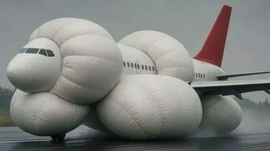 Uçaklar için dev hava yastığı projesi: Hayatta kalma şansı artıyor