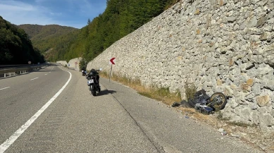 Bolu’da motosiklet kazası: Polis memuru hayatını kaybetti