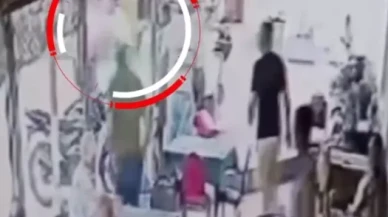 5 yaşındaki engelli oğlunu döven adama, anneden kahvede meydan dayağı