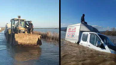 Bursa’da sel tehlikesi: Çapraz Çayı taştı, yollar kapandı