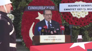 Şehit polis Mustafa Aydın için İstanbul’da tören düzenlendi