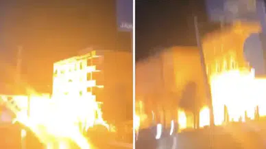 Tahran’da petrol tesislerine saldırı sonrası patlamalar meydana geldi