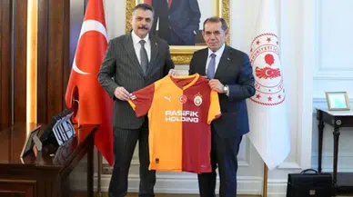 Galatasaray Başkanı Özbek’ten İçişleri Bakanı Çiftçi’ye ziyaret