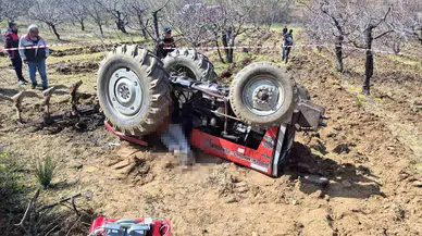 Devrilen traktör can aldı: 67 yaşındaki çiftçi hayatını kaybetti
