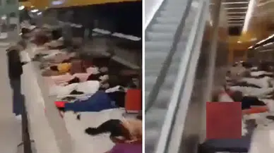 İran saldırılarının ardından İsrail halkı metro istasyonlarına sığınmaya başladı