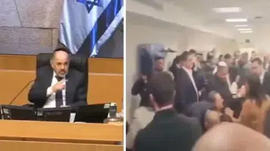 İsrail Meclisinde milletvekilleri sığınaklara gitti