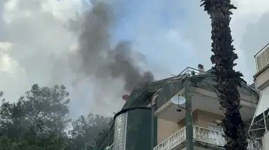 Marmaris’te apartman yangını: 1 kişi kurtarıldı