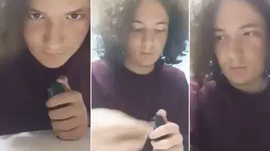 Okul saldırganının yeni görüntüsü ortaya çıktı! Yaptığı harekete bakın