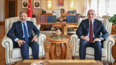 Bakan Ersoy, Diyanet Başkanı Arpaguş ile bir araya geldi: Tarihi miras için iş birliği sürecek