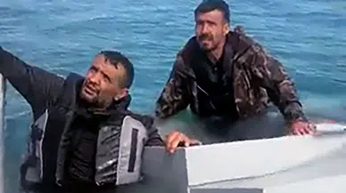 Adana’da facia son anda önlendi: Su alan teknede 3 kişi kurtarıldı