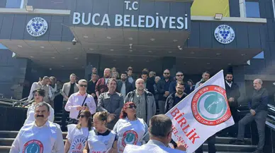 İzmir’de belediye çalışanlarından protesto: Memurlar iş bıraktı