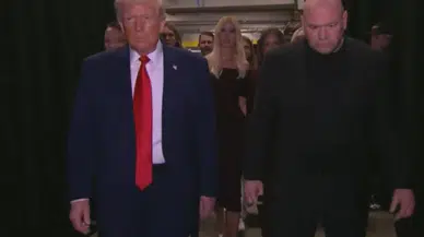 Barış masası çökerken Trump bakın nerede görüntülendi