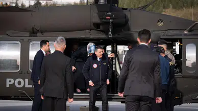 Bakan Mustafa Çiftçi T-70 helikopteriyle ilk uçuşunu gerçekleştirdi