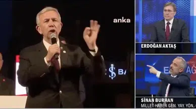 Erdoğan Aktaş ile Sinan Burhan arasında dikkat çeken tartışma