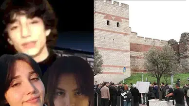 Tarihi surlarda olası facia önlendi: Şüpheli çift gözaltına alındı