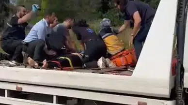 Mersin'de ırmağa düşen kadının duran kalbi yeniden çalıştırıldı