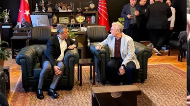 Mansur Yavaş, Özgür Özel’i TBMM’de ziyaret etti