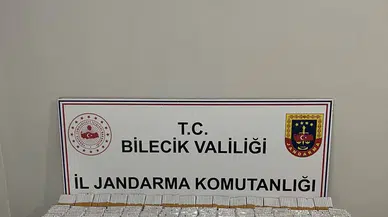 Bilecik'te kaçak tütün operasyonu: 9 bin 320 makaron ele geçirildi