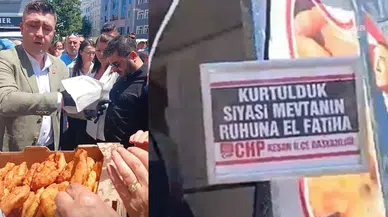CHP'den AK Parti'ye geçen Belediye Başkanına dikkat çeken protesto