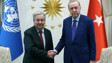 Cumhurbaşkanı Erdoğan, BM Genel Sekreteri Guterres ile görüştü