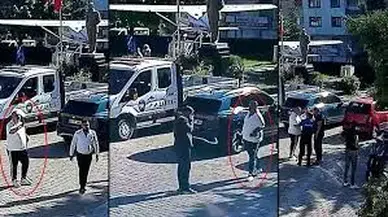Belediye başkanına ait aracın yanında kesici aletle bekliyordu: Şüpheli operasyonla yakalandı