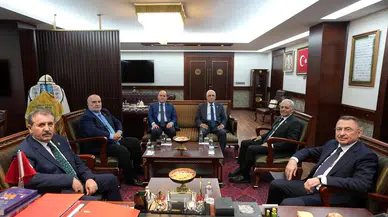 Fuat Oktay'dan BBP lideri Destici'ye ziyaret