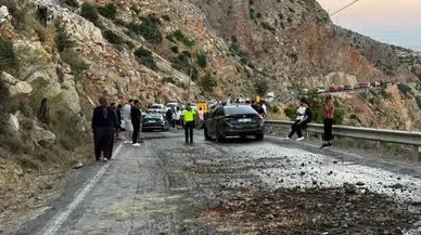 Mersin'de mazot sızıntısı zincirleme kazaya neden oldu: 4 otomobil çarpıştı