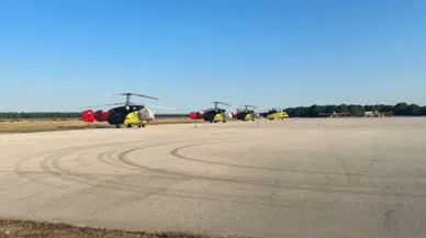 Antalya'da eğitim uçağı iniş sırasında pistten çıktı