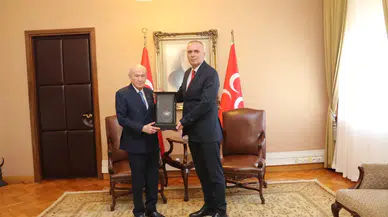 Özel Harekat Başkanı Ünsal Hayal'den Devlet Bahçeli'ye ziyaret