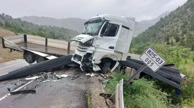Kahramanmaraş tır kazası: 1 kişi yaralı