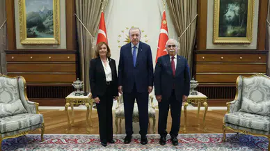 Cumhurbaşkanı Erdoğan, Huertas ile Beştepe'de bir araya geldi