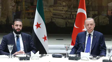 Cumhurbaşkanı Erdoğan, Ahmed Şara ile Ankara'da görüştü