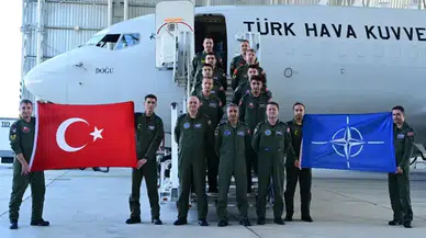 MSB duyurdu: Hava Kuvvetleri uçağı Romanya semalarında NATO görevini tamamladı