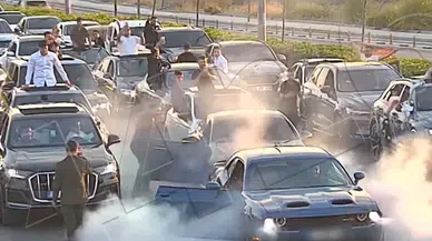 Mersin'de trafiği tehlikeye düşüren düğün konvoyuna 695 bin lira ceza