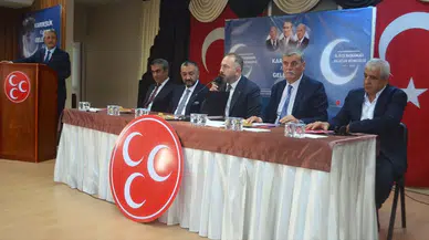 MHP Merzifon İlçe Başkanlığı'na Cüneyt Yamak seçildi