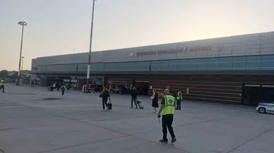 Brüksel'den gelen İstanbul uçağı Çanakkale Havalimanı’na iniş yaptı