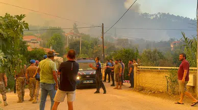 Fethiye'de orman yangını: Havadan ve karadan yoğun müdahale