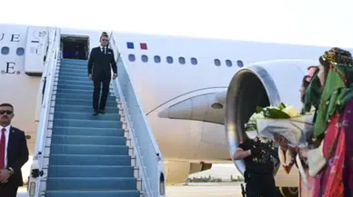 Macron, NATO Zirvesi Ankara'ya geldi