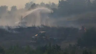 Çanakkale'de orman yangını: Büyük alan zarar gördü