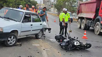 Mersin'de motosiklet bariyere çarptı: Sürücü hayatını kaybetti
